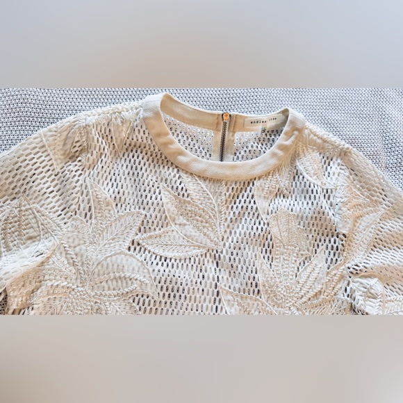 ENDLESS ROSE Cream Floral Lace Mini Dress - Picture 7 of 14